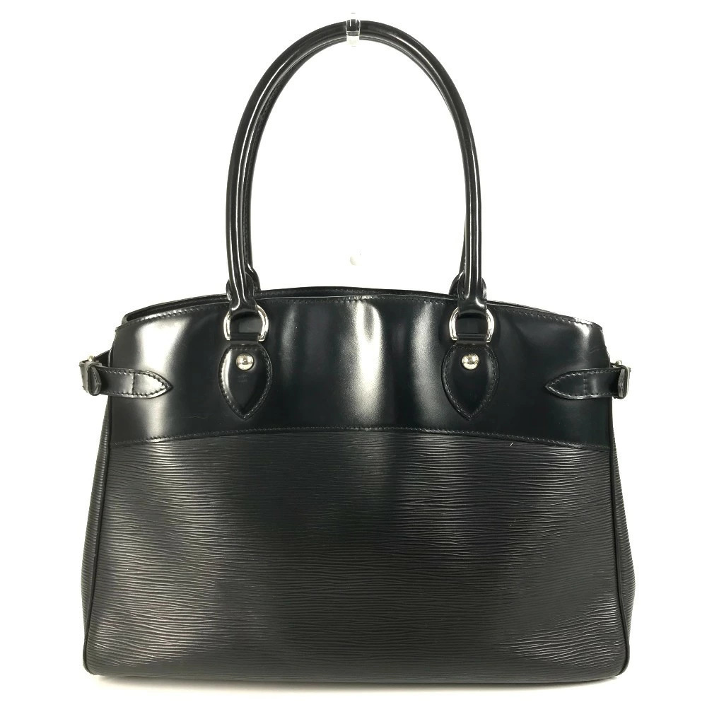 Louis Vuitton Noir Leather Black Tote Passy Bag Shoulder Epi